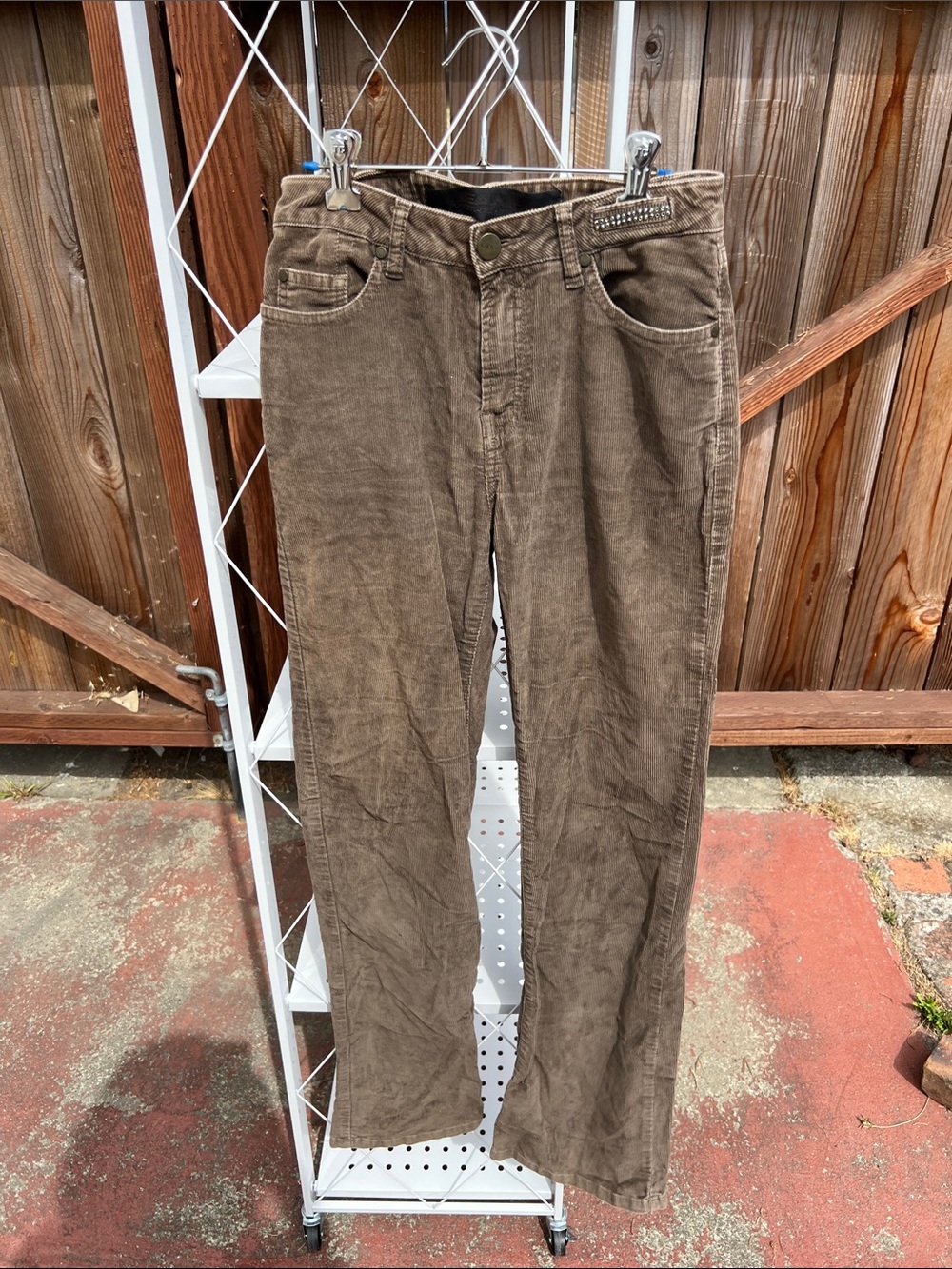 Votre Nom Brown Corduroy Pants